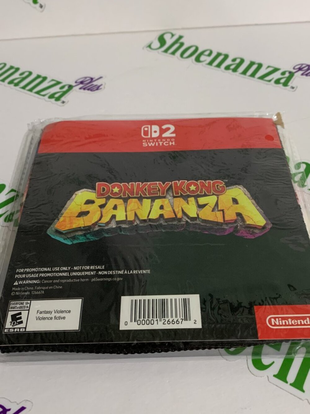 My Nintendo Rewards Donkey Kong Bananza Rally Towel 8" x 12" Switch 2